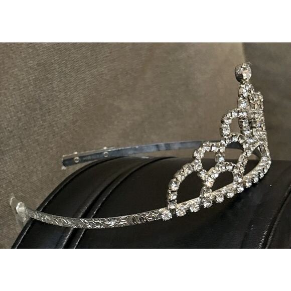 Bridal Pageant Tiara Crown Rhinestone Headpiece USA Made Miss Texas Adult main image 6